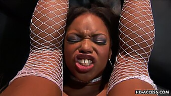 A Black Woman Enjoys Intense Pussy Licking With Toys And Fingers