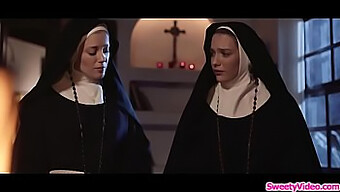 Two Nuns Indulge In Lesbian Oral Pleasure