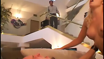 Boss Catches Employee In A Compromising Position And Forces Her To Suck His Balls As Punishment