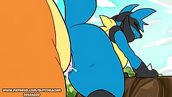 A Aventura Selvagem De Charísard Com Lucario.