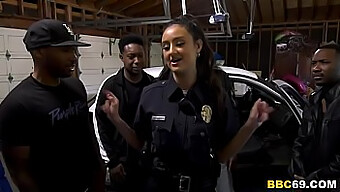 Eliza Ibarra, A Policewoman, Gives Deepthroats To All Large Black Penises