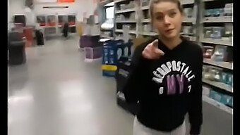 Horny Amateur Gets A Blowjob From A Naughty Stranger In Walmart