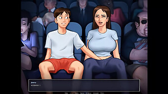 Cartoon Sex: Stepbrother Explores Stepsister'S Desires At The Movies