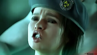 Jill Valentine'S Wild Shoot Cu Un Penis Masiv