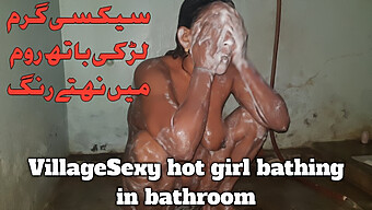 Hidden Camera Captures A Steamy Bathing Session With A Pakistani Beauty