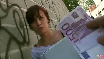 Spanish Teen Desperate For Money: Amateur Swallow And Cum Action