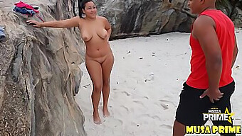 Alexswingrj'S Gifted Brazilian Babe Shows Off Her Body On The Beach