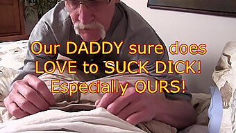 Young And Old Mix: Step Dad Sucks And Eats Cum