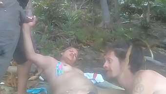 A Steamy Encounter At A Nude Beach With A Hot Couple And A Wild Orgy (Latina, Oral, And Hardcore Action)