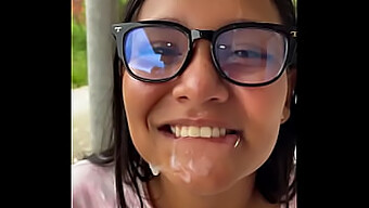 A Colombian Woman Gives A Deepthroat To Her Neighbor In Public And Gets Caught