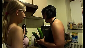 Amateur Lena Nitro Enjoys Vegetables And Sex Toys