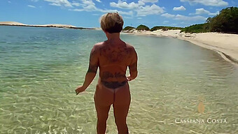 A Steamy Encounter With A Horny Fisherman On A Nude Beach Stroll