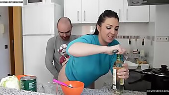 Pamela Sanchez And Jesus Get It On In The Kitchen