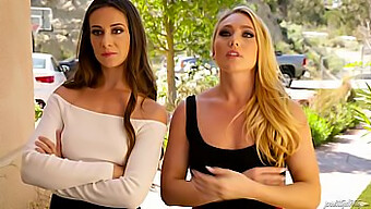 Dwie Blond Babe, Bridget Bond I Aj Applegate, W Dzikim Trójkącie Z Cassidy