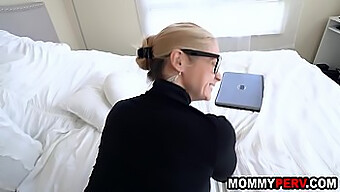 Veteran Blonde Mom Stumbles Upon Her Son'S Viewing Of Explicit Content Involving Her Partner