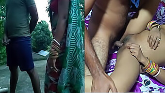 Indian Step-Sister Caught Pleasuring Herself On The Rooftop And Taken For A Wild Ride